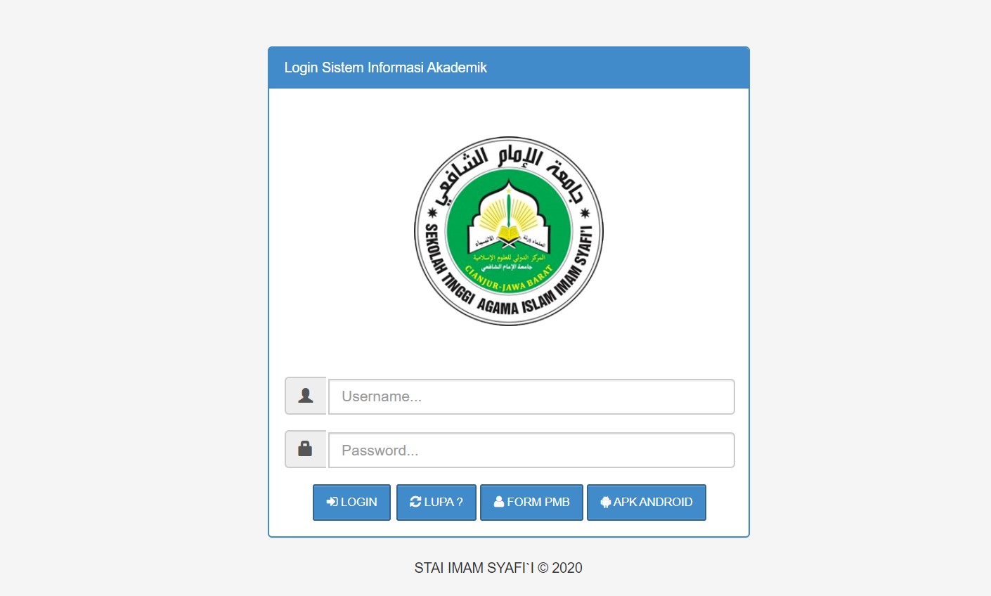 Pembuatan Siakad Online untuk STAI IMAM SYAFII